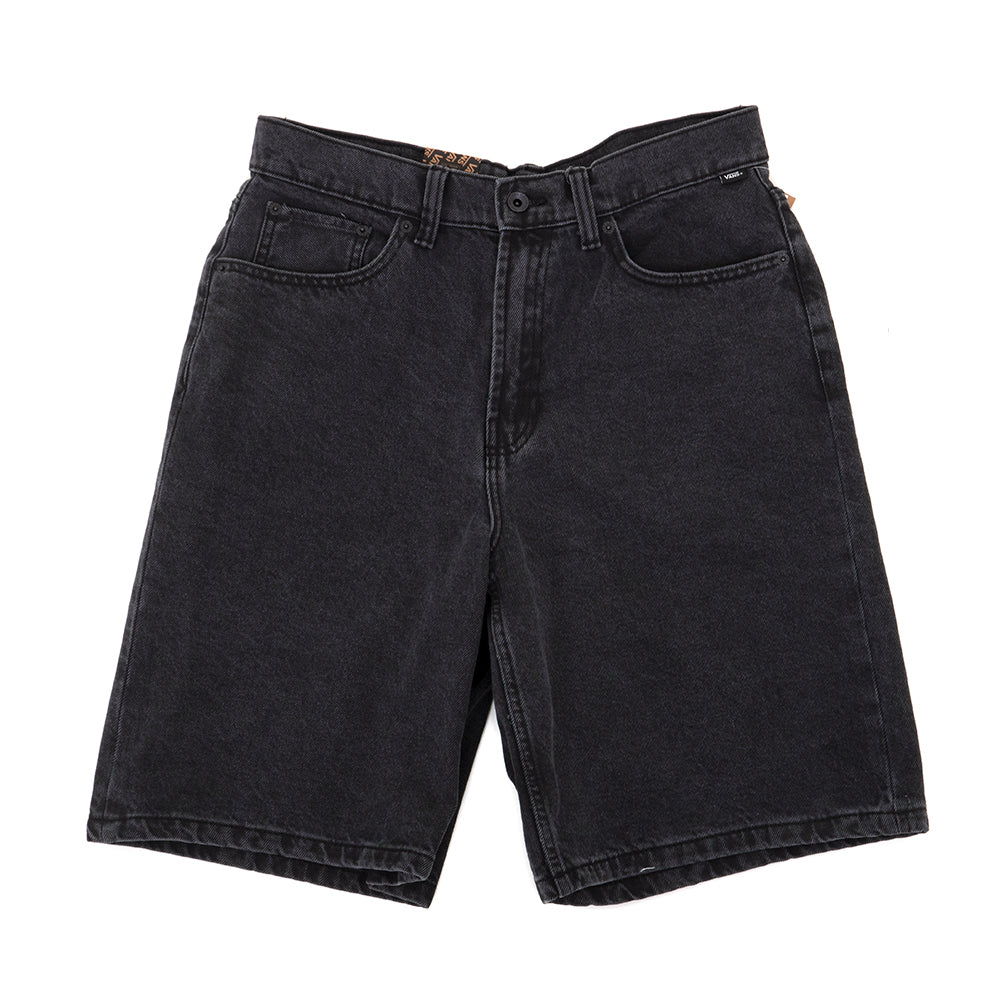 Check-5 Baggy Denim Short (Washed Black) VBU