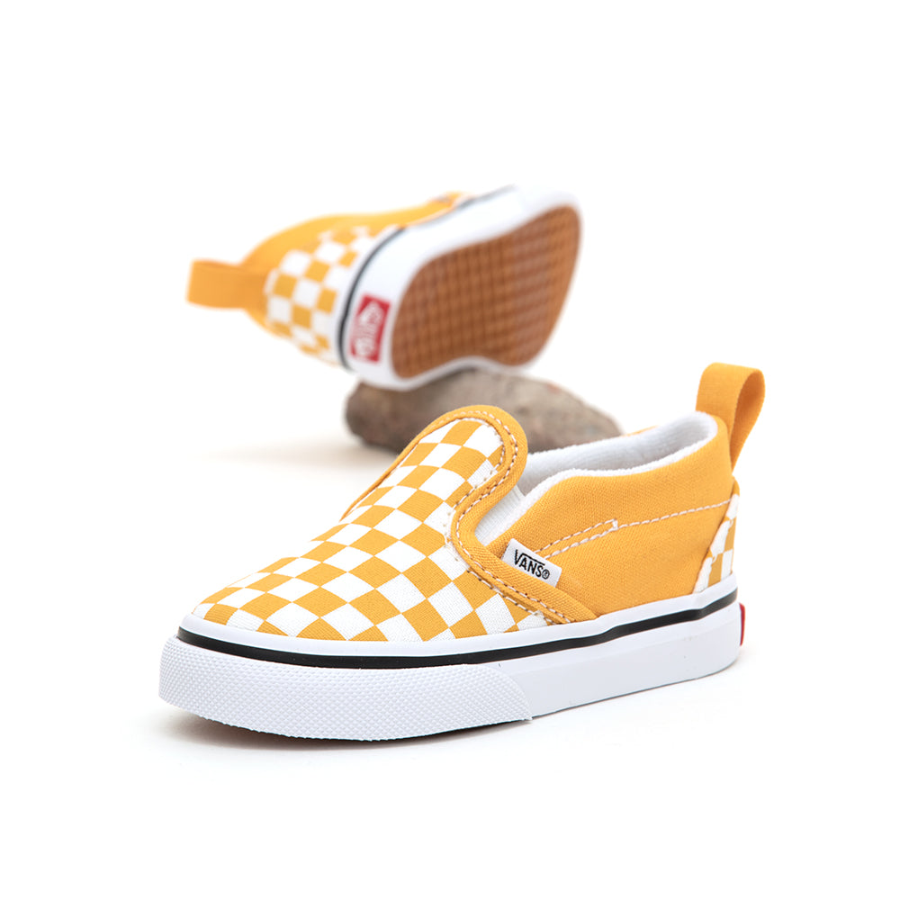 Toddler Slip On V Color Theory Checkerboard Golden Glow VBU