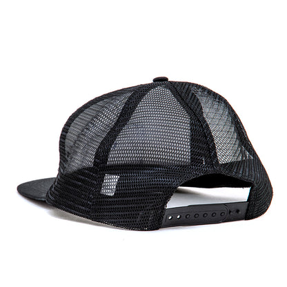 Work Zone 5 Panel Polo Snapback Hat (Black)