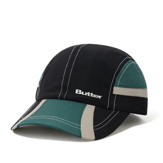 Swift 4-Panel Strapback Hat (Black)