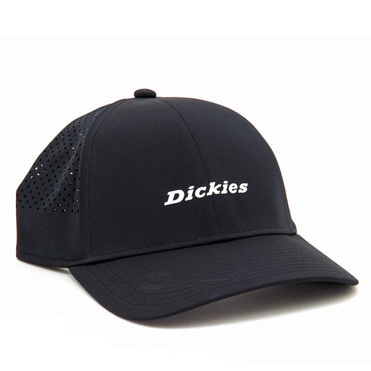 Woven Logo Baseball Snapback Hat (Black)