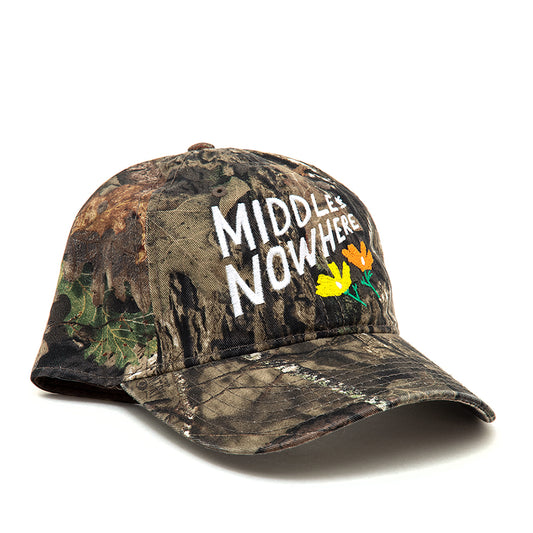 Lonely Palm x QL Middle Of Nowhere Velcro Strapback Hat (Camo)