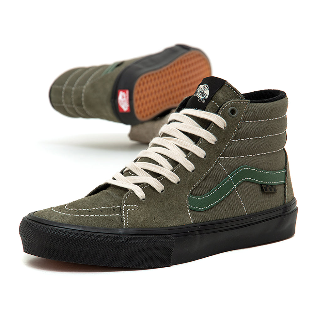 Vans green hot sale olive