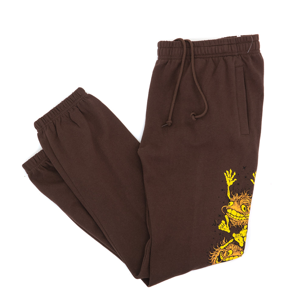 Grimple Stack Sweatpant (Brown / Orange)