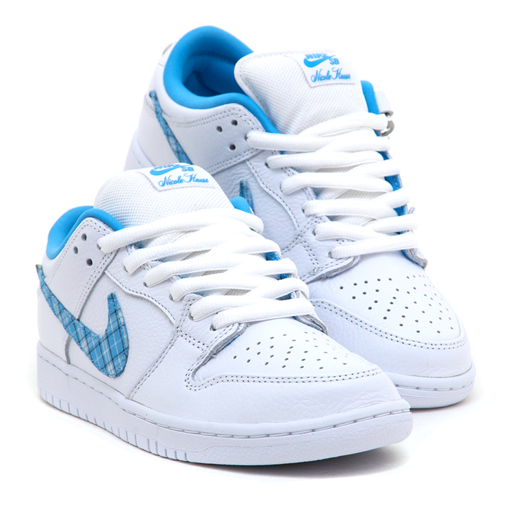 Dunk Low Pro (Nicole Hause) White / University Blue - White