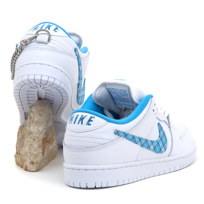 Dunk Low Pro (Nicole Hause) White / University Blue - White