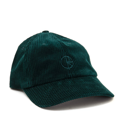 Sai Corduroy Strapback Hat (Dark Emerald)