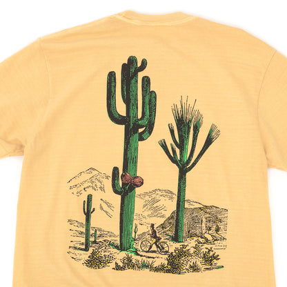 Middle of Nowhere Desert Serif T-Shirt (Mustard)