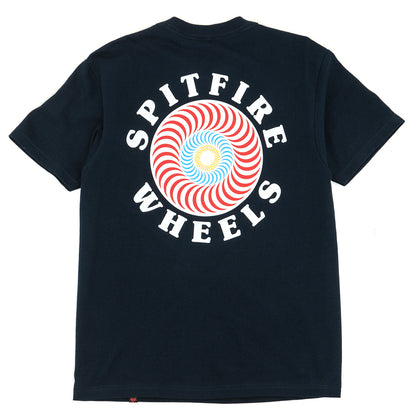 OG Classic Fill S/S T-Shirt (Navy / Red)