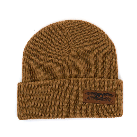 Stock Eagle Label Beanie (Light Brown)