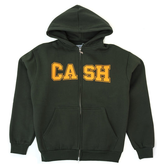 Campus Zip-Thru Hooded Sweatshirt (Fatigue)