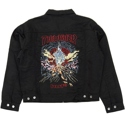 x Thrasher Trucker Jacket (Black)