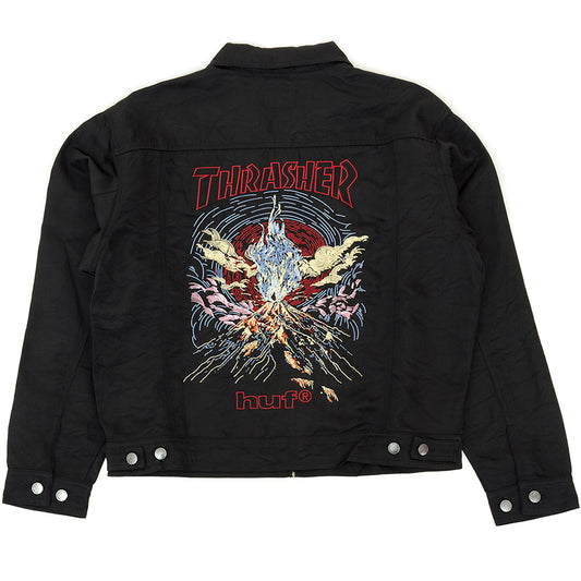 x Thrasher Trucker Jacket (Black)