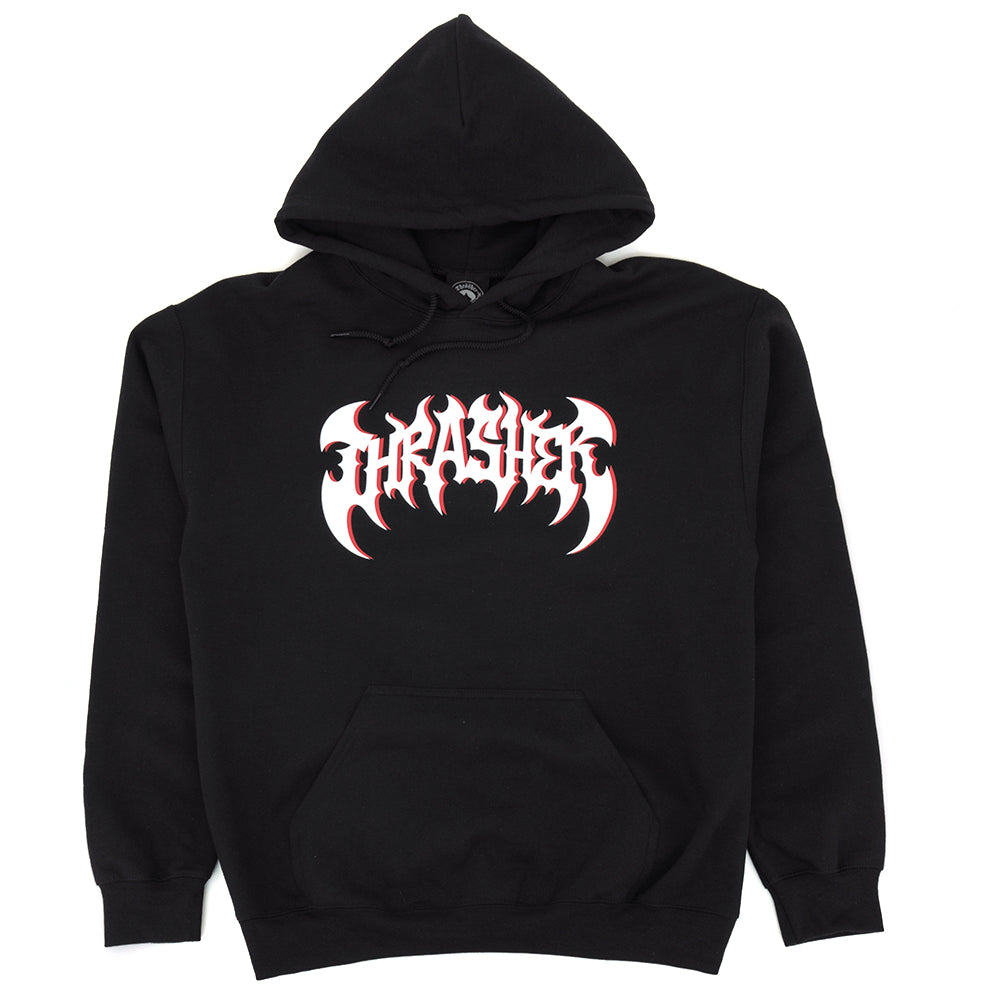Heavy Metal Hooded Sweatshirt (Black)