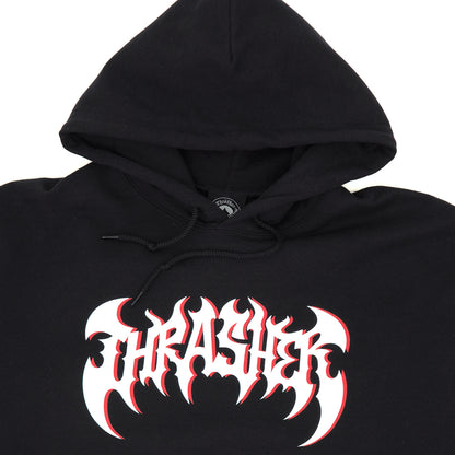 Heavy Metal Hooded Sweatshirt (Black)