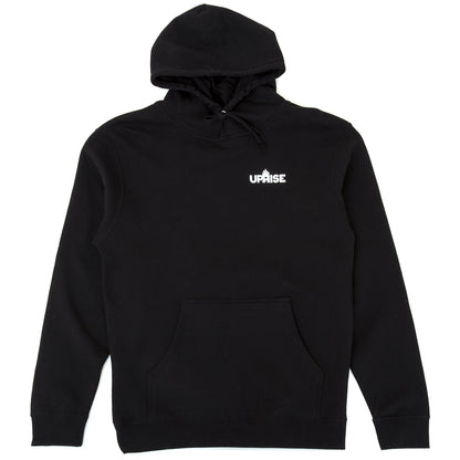 Stacked Cop Cars Midweight Hoody (Black / White)