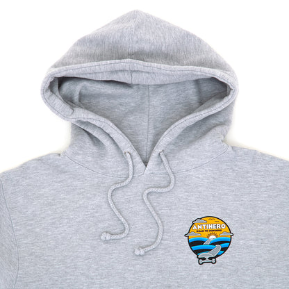 Road to Nowhere Pullover Hooded Sweatshirt (Grey Heather)