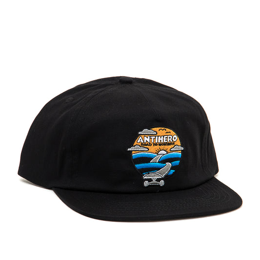 Road to Nowhere Snapback Hat (Black / Gold)