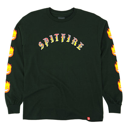 Old E Bighead Fill Sleeve L/S Shirt (Forest Green)