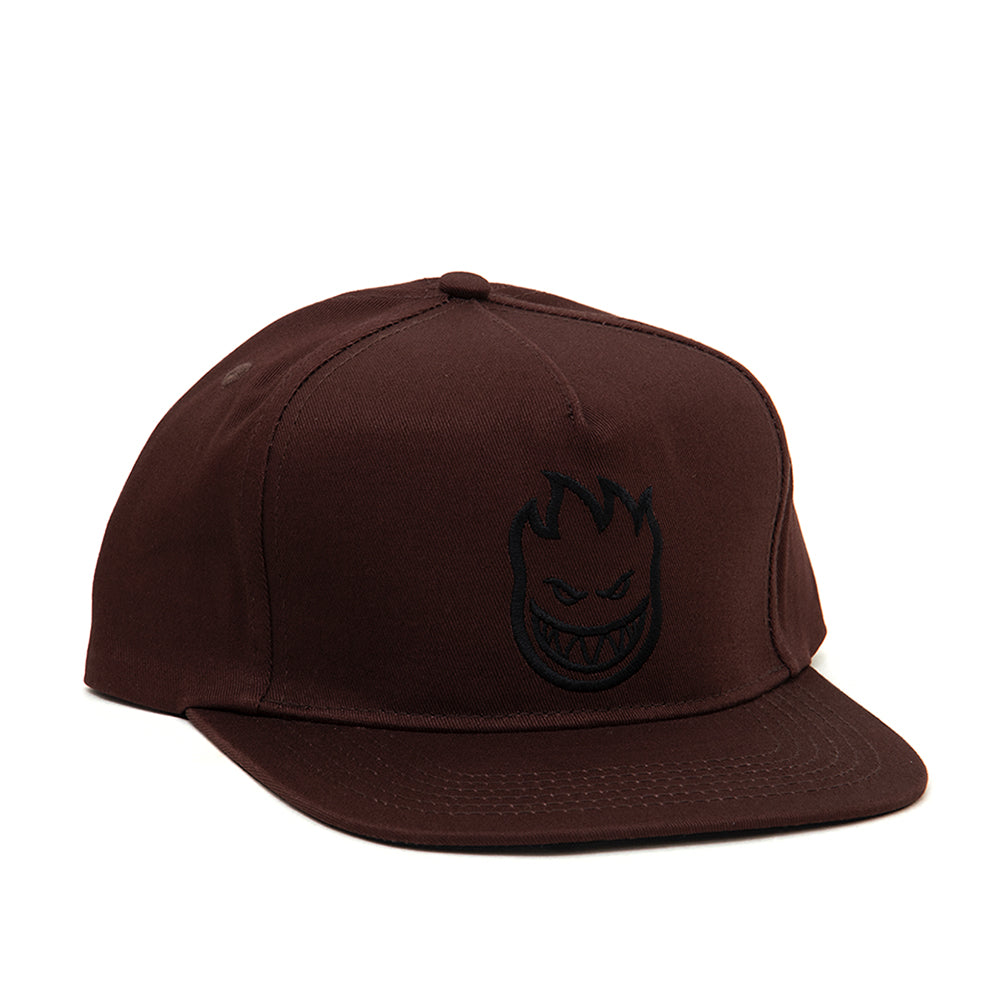 Bighead Snapback Hat (Dark Red / Black)