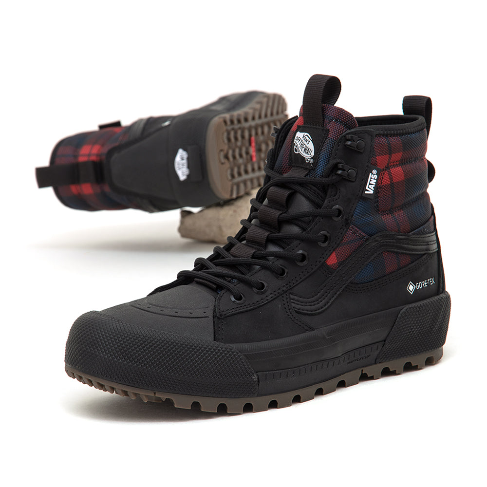 Sk8-Hi (Gore-Tex) MTE-3 Tech Plaid Black / Red VBU