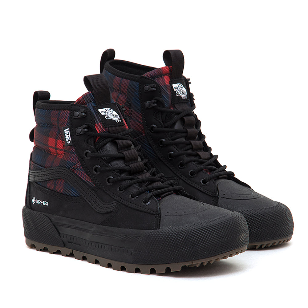 Sk8-Hi (Gore-Tex) MTE-3 Tech Plaid Black / Red VBU