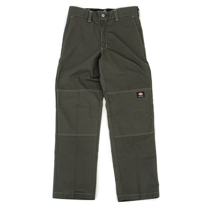 Skateboarding Regular Fit Double Knee Pants (Olive Green)