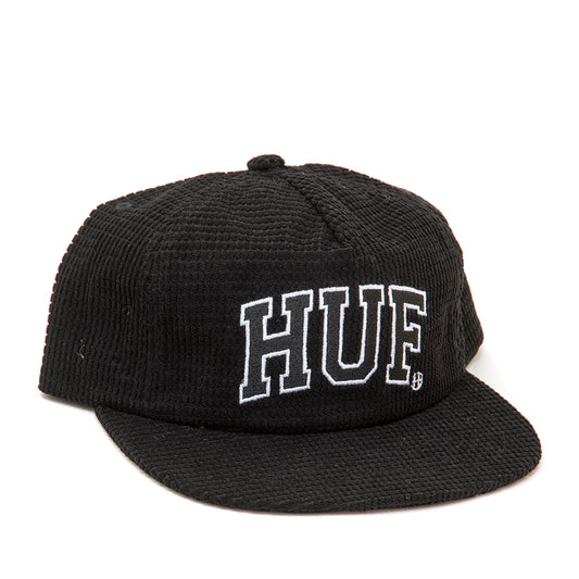 Arch Waffle Cord Snapback (Black)