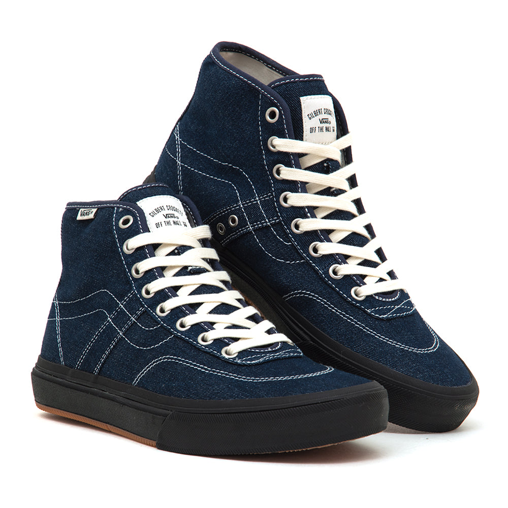 Skate Crockett High Decon (Denim Car Blue / Black) VBU