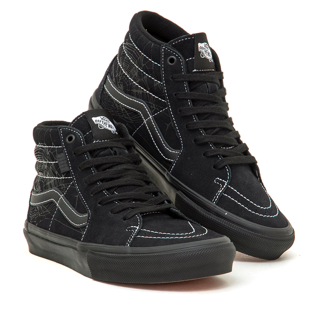 Skate Sk8-Hi (Web Dark Grey / Black) VBU