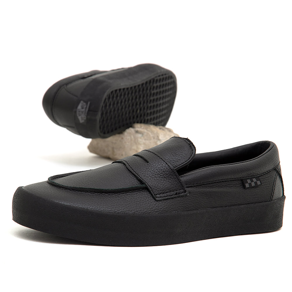 VANS★SKATE LOAFER★兼用★BLACK/BLACK Vans | Skate Loafer - Leather Black/Black – THIS Skateshop