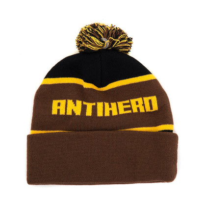 Ice Cold Pom Beanie (Brown)
