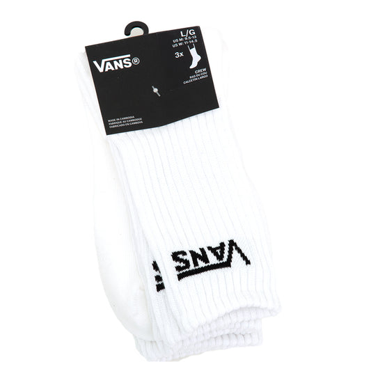 Classic Crew Socks 3-Pack (White) VBU