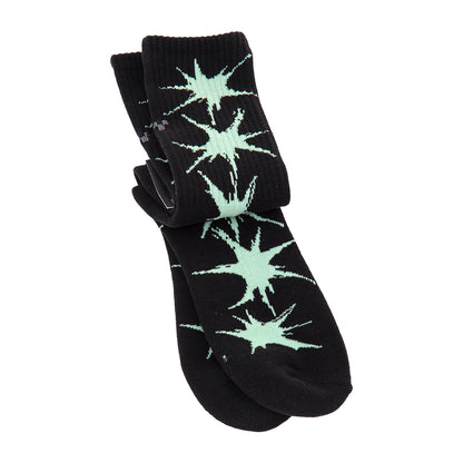 Skate Splatter Crew Sock (Black) VBU