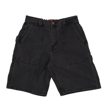 Skate Utility Loose Fit Denim Short (Black Denim) VBU