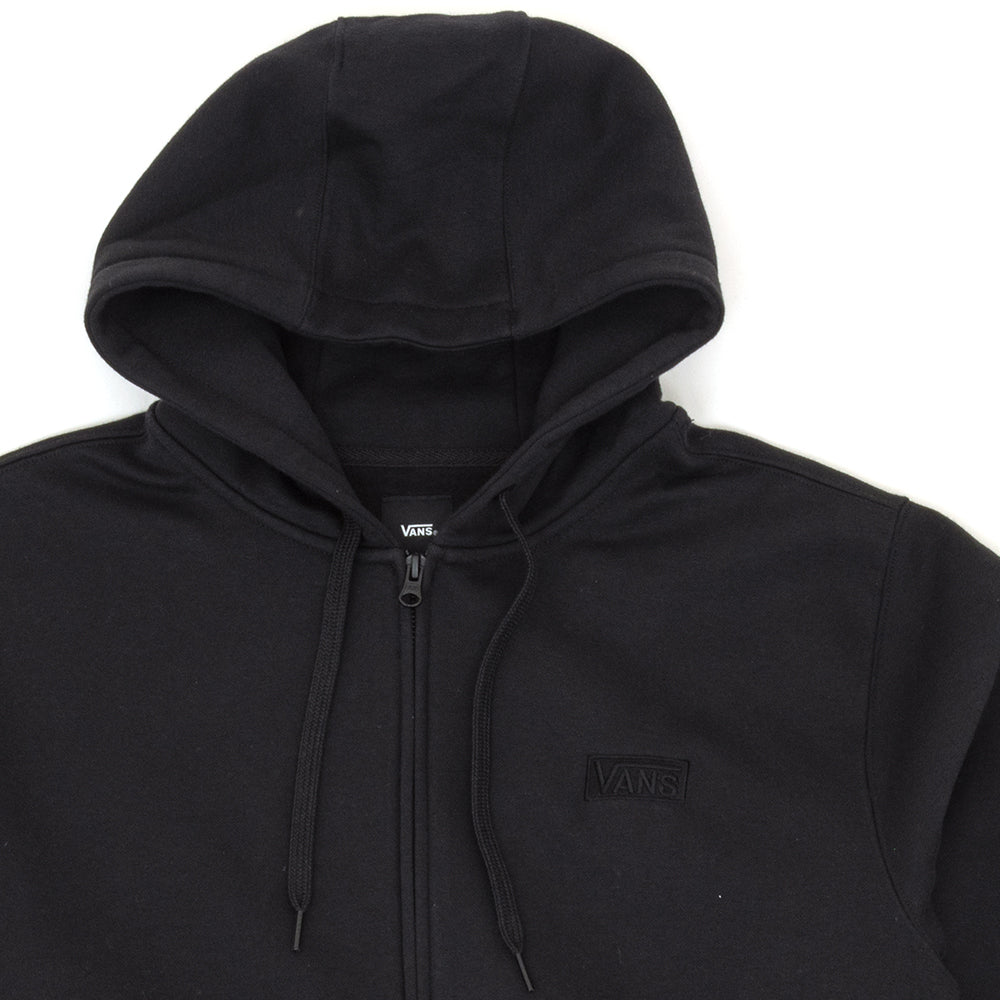 Core Basic Full Zip Hooded Sweatshirt (Black) VBU