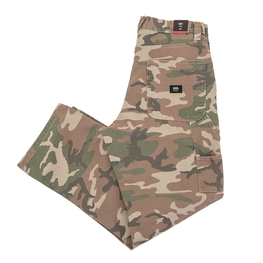 Drill Chore Carpenter Loose Denim Pant (Vintage Camo / Black) VBU