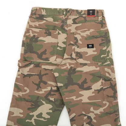 Drill Chore Carpenter Loose Denim Pant (Vintage Camo / Black) VBU