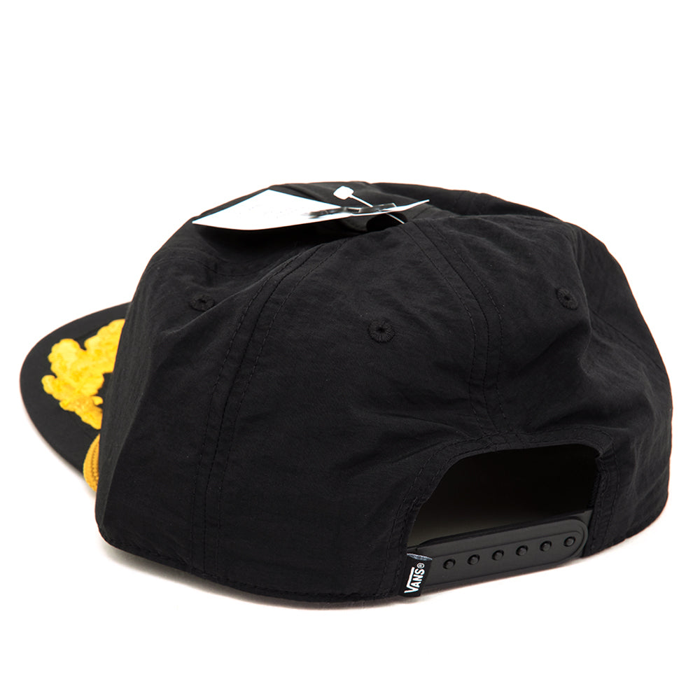 Scrambled Vans Unstructured Snapback Hat (Black) VBU