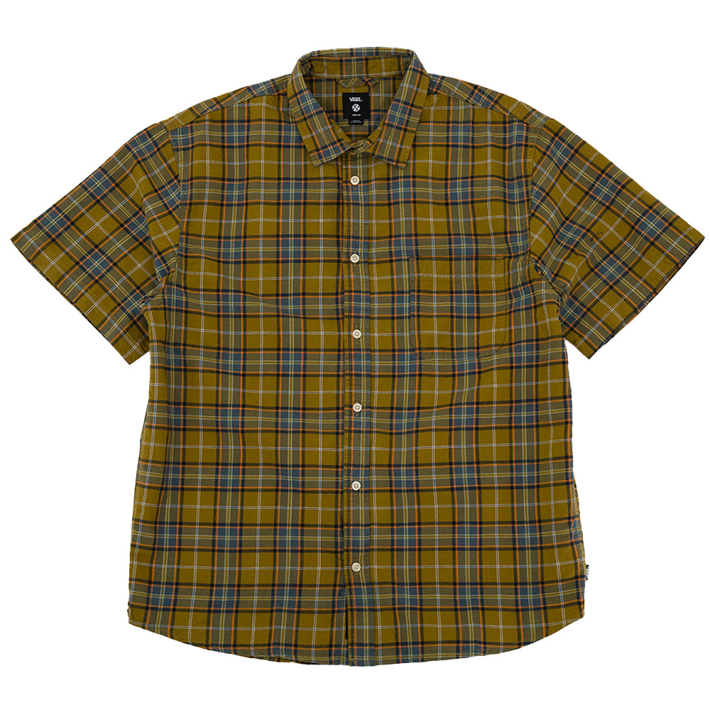 Lawson Plaid S/S Woven Shirt (Burnt Gold / Stormy Weather) VBU