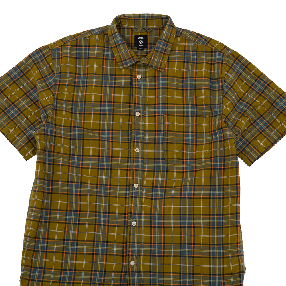Lawson Plaid S/S Woven Shirt (Burnt Gold / Stormy Weather) VBU