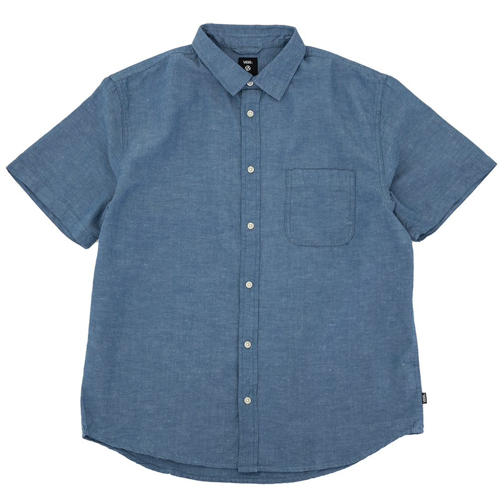 Lawson Solid S/S Woven Shirt (True Navy) VBU