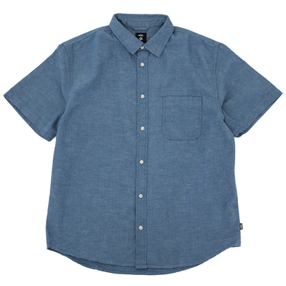 Lawson Solid S/S Woven Shirt (True Navy) VBU
