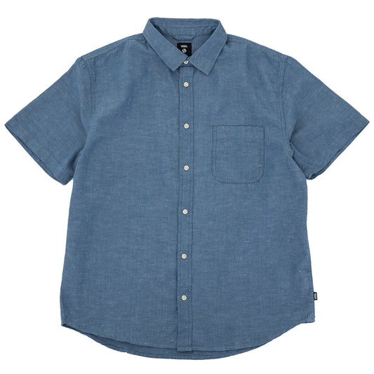 Lawson Solid S/S Woven Shirt (True Navy) VBU