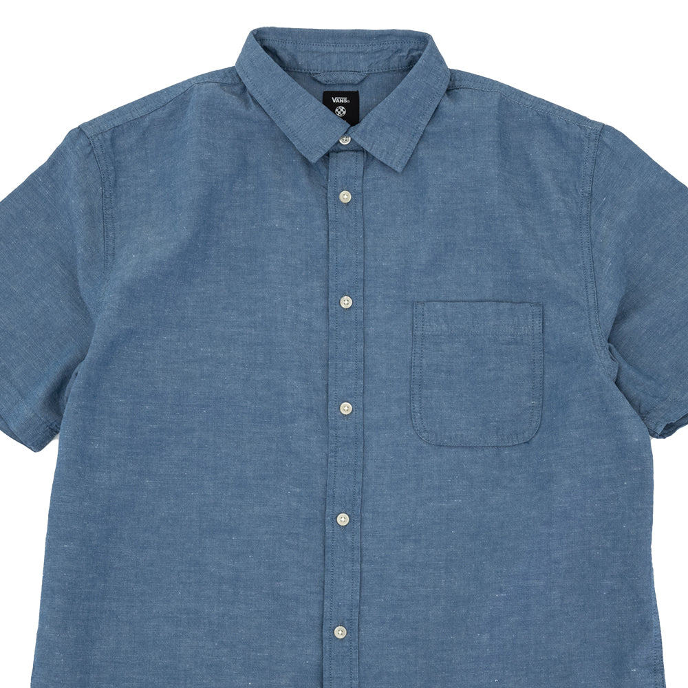 Lawson Solid S/S Woven Shirt (True Navy) VBU