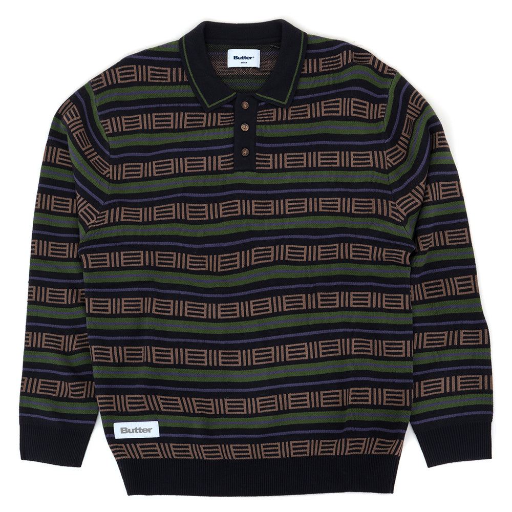 Windsor Knitted Sweatshirt (Navy Forest)