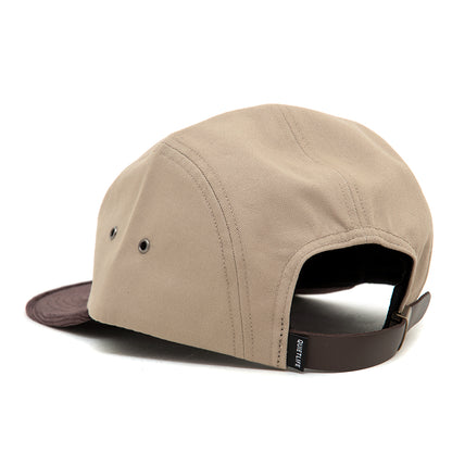 Middle of Nowhere Camper Strapback Hat (Tan)