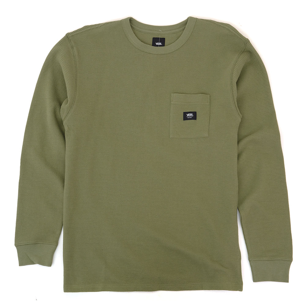 Alder L/S Pocket Thermal Shirt (Loden Green) VBU – Uprise Skateshop