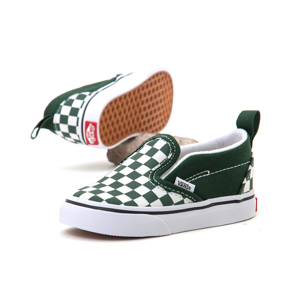 Toddler girl best sale checkered vans