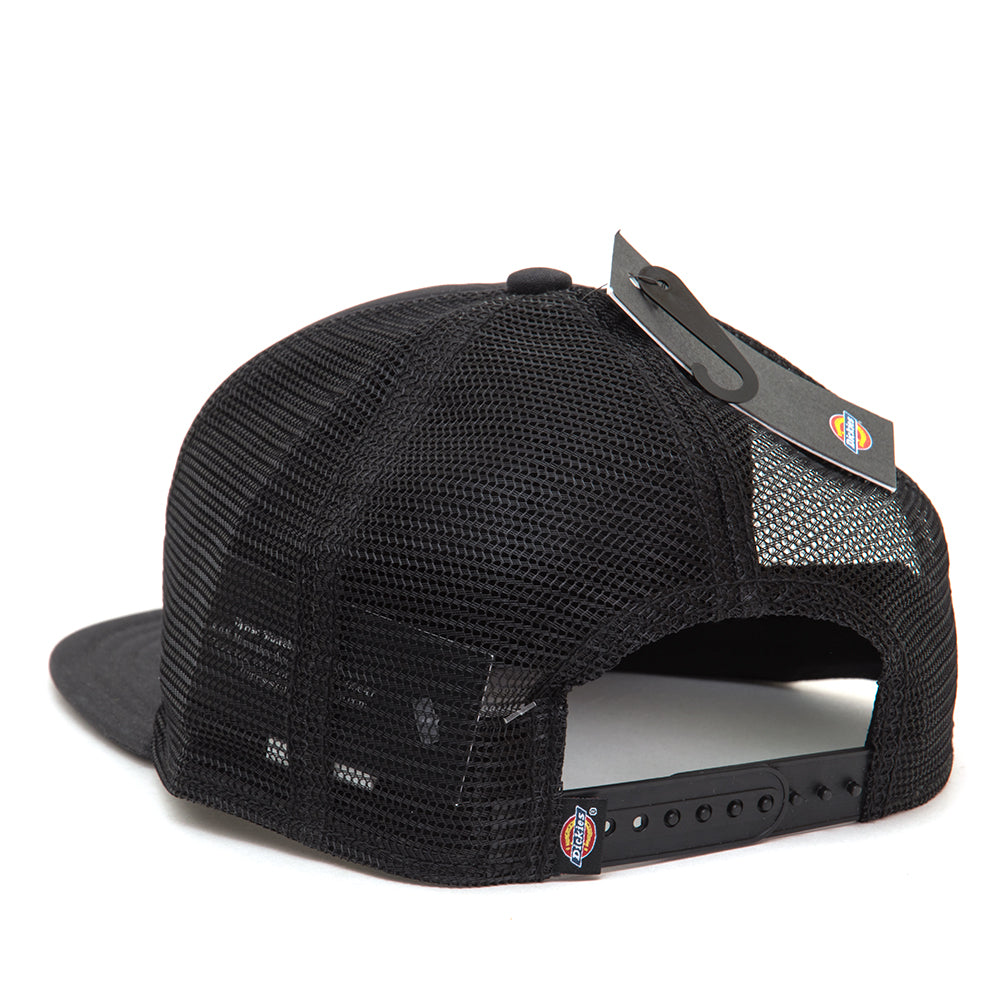 Waxed Canvas Snapback Trucker Hat (Black)